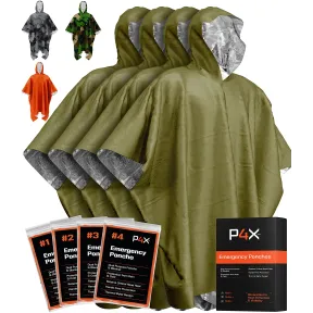 Ponchos de emergencia y mantas de Mylar: 4 opciones