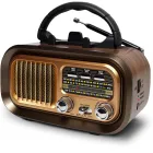 Radio antigua de transistores portátil AMFMOC pequeña