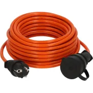 Extension de cable IP44 Naranja de 10m