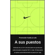 Vuelta al Cole - 25% automático en Nike +50€
