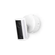 Cámara de seguridad exterior Ring Pro con luces 4K y PoE.