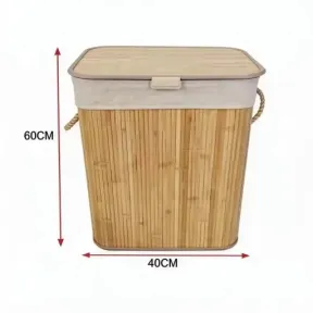 Cesto de ropa sucia 60 cm x 40 cm x 30 cm
