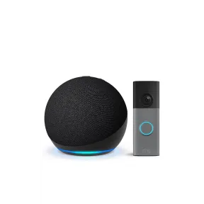 Ring Videotimbre + Echo Dot Antracita (Última Generación)