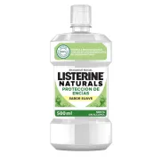 Listerine Naturals Enjuague Bucal Menta 500 ml Sin Alcohol