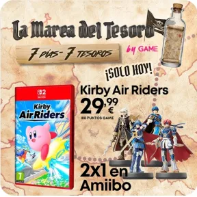 Amibos 2x1 y Kirby Air Riders a 29,99€ en GAME
