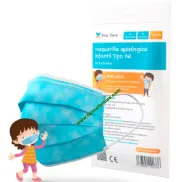 Mascarillas Infantiles Quirúrgicas Tipo IIR - 10 Unidades