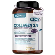 Collagène Verisol 2500mg, Ácido Hialurónico y Zinc, 120 comp.