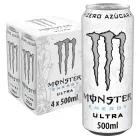 Pack de 8 Latas de Monster Energy Ultra White sin Azúcar
