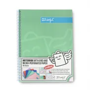 Libreta Verde A4 Mr. Wonderful - 80 Páginas Cuadrícula