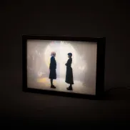 Marco Wednesday Addams con luz LED - 20 x 28 cm
