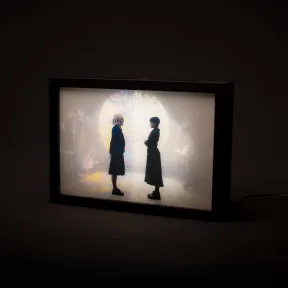 Marco Wednesday Addams con luz LED - 20 x 28 cm