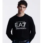 Camiseta negra de algodón EA7