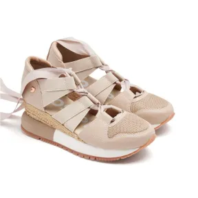 Sneakers Tipo Espadrille LIZARDA Beige para Mujer - Tallas 36-41