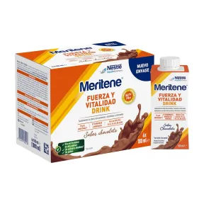 Meritene Drink Chocolate 180ml 6 Unidades - Vitalidad y Fuerza