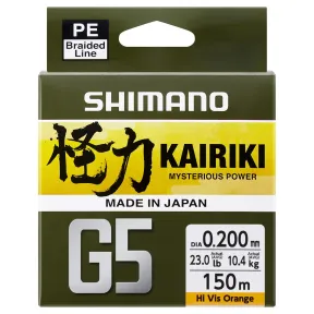 Trenzado Shimano Kairiki G5 para Sedal de Pesca
