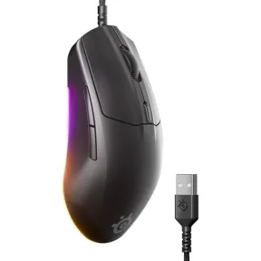 Ratón gaming Steelseries Rival 3 Gen 2 RGB con cable 8500 DPI
