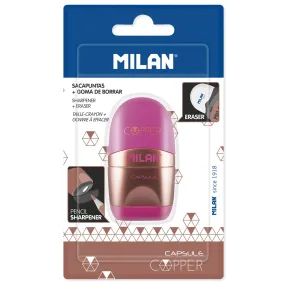 Sacapuntas Capsule Cobre Rosa de Milan