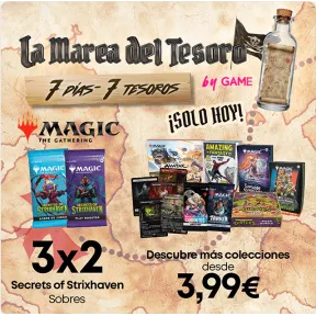 Magic: The Gathering 3x2 en sobres Strixhaven y coleccionables