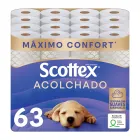 Papel Higiénico Acolchado Scottex 3 Capas - 126 Rollos