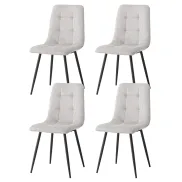 Sillas de Comedor Modernas con Asiento TAPIZADO de Pana