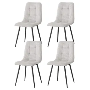 Sillas de Comedor Modernas con Asiento TAPIZADO de Pana