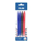 Bolígrafos Milan P1 Multicolor, 4 piezas 1mm