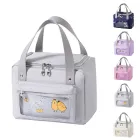 Bolsa Isotérmica para Almuerzo 6L Gris, Pequeña y Práctica