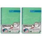 Libretas A4 Mr. Wonderful 240 Páginas Cuadriculadas Rojas