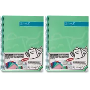 Libretas A4 Mr. Wonderful 240 Páginas Cuadriculadas Rojas