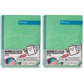 Libretas A4 Mr. Wonderful 240 Páginas Cuadriculadas Rojas