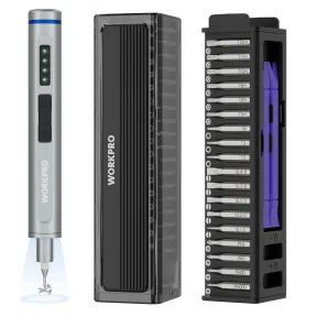 Juego de Destornillador Eléctrico 42 en 1 WORKPRO con Caja Magnética