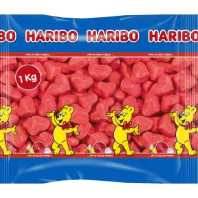 1Kg de Corazones Soft HARIBO en Bolsa