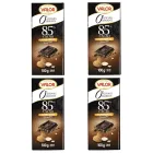 Chocolate Negro 85% con Almendras, 4 X 400g, Sin Azúcares Añadidos