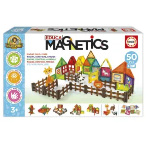 Juego Educativo 3D Magnético - Educa Magnetics Park Zoo