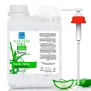 Gel Aloe Vera 100% Natural, Vegano y Cruelty-Free, 1000ml