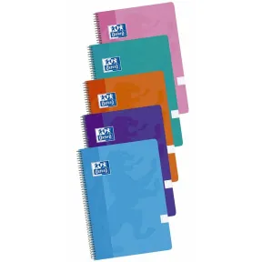 Pack de 5 Libretas A4 Oxford, Colores Variados