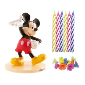 Kit de Velas Mickey Decorativas sin Aroma para Cumpleaños