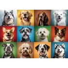 Puzzle de 1000 Piezas de Perros Nattork