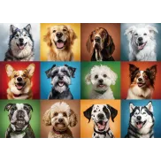 Puzzle de 1000 Piezas de Perros Nattork