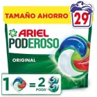 Ariel Pods 29 cápsulas, detergente lavadora poderoso