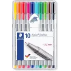 Bolígrafos Staedtler 334 Punta Fina - Pack de 10 unidades