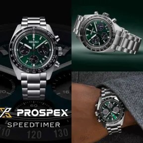 Seiko Prospex Speedtimer Chrono Solar 39mm Zafiro 10ATM