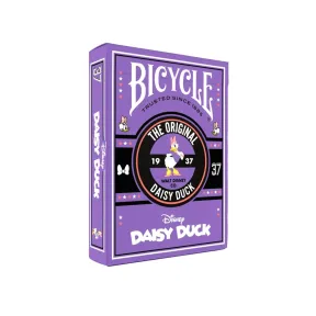 Daisy Duck - Juego de Cartas Clásico de Disney en Bicicleta