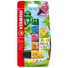 Marcador fluorescente STABILO BOSS MINI Animal Vibes - 5 colores