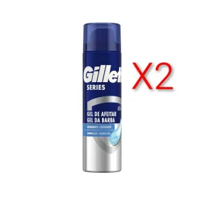 Gel de Afeitar Hidratante Gillette Series, 200ml Manteca de Cacao