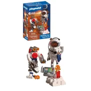 Astronauta de la ESA con Robot y Explorador Marciano PLAYMOBIL