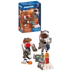Astronauta de la ESA con Robot y Explorador Marciano PLAYMOBIL