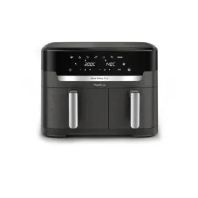 Freidora Moulinex Dual Easy Fry EZ942H, 11L, 2700W, Táctil