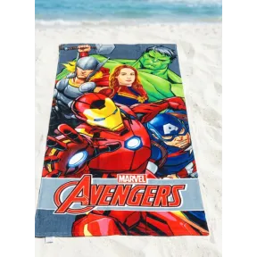 Toalla Infantil Avengers Marvel 70x140 cm Multicolor Negra