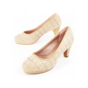 Fiesta: zapatos sintéticos de salón elegantes
